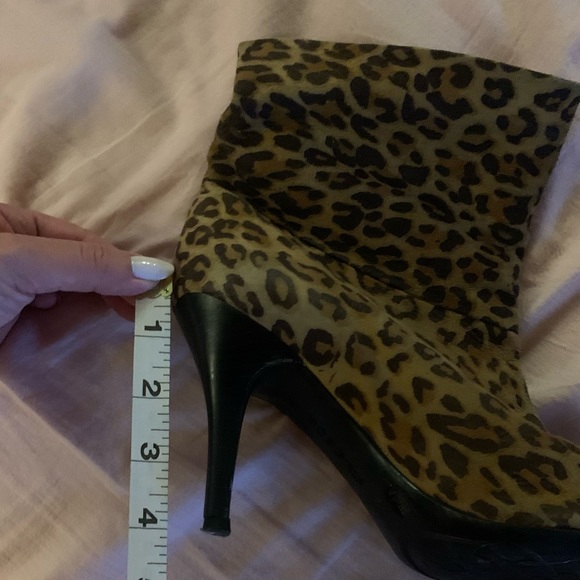 BCBG Cheetah Boots - Picture 4 of 4